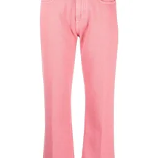 Расклешенные брюки с бахромой