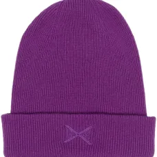 Кашемировая шапка бини в рубчик