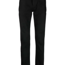 Прямые джинсы с нашивкой-логотипом