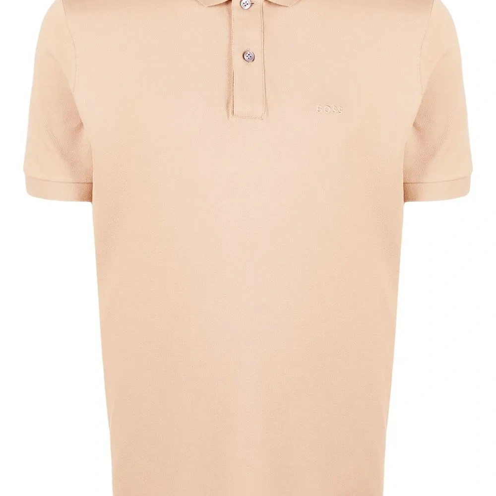 Рубашка поло с вышитым логотипом