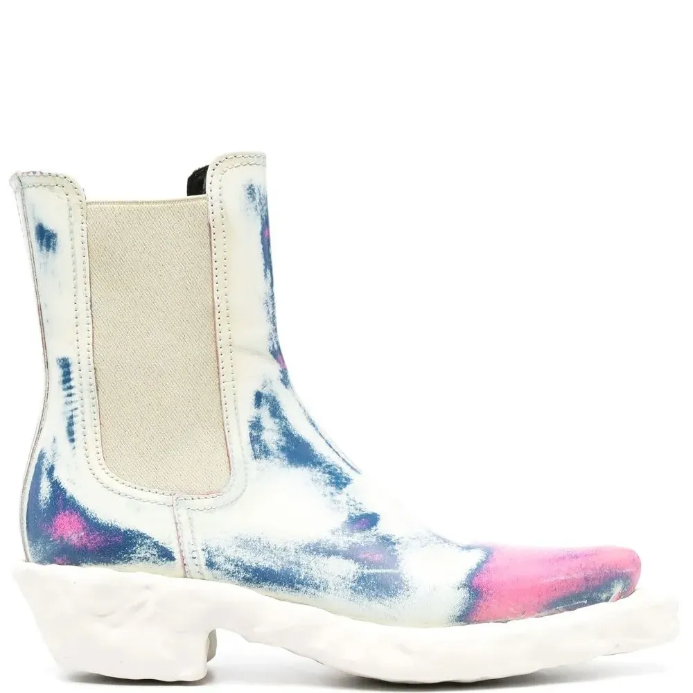 Ботинки с эффектом потертости Ботинки с эффектом потертости