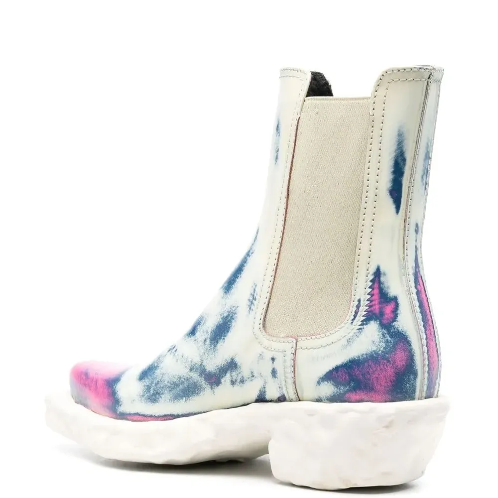 Ботинки с эффектом потертости Ботинки с эффектом потертости