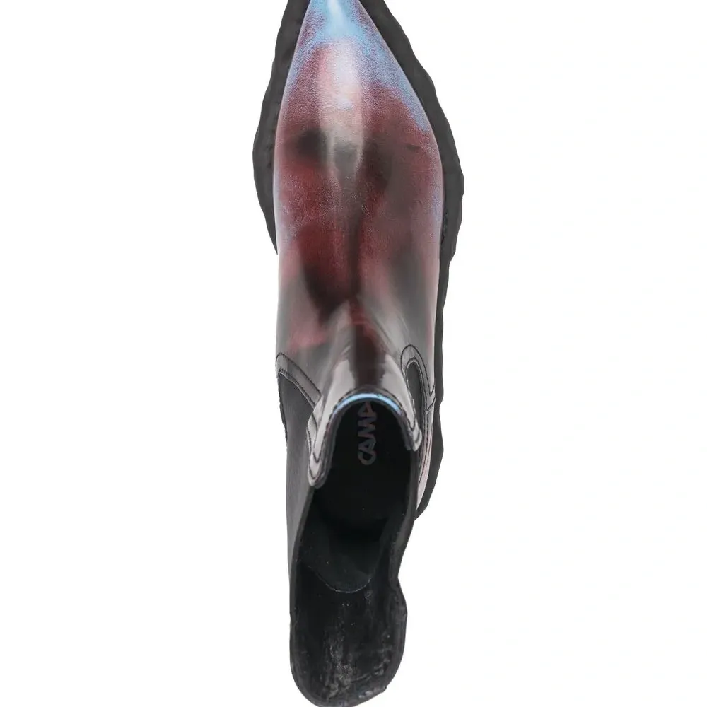 Ботинки с эластичными вставками