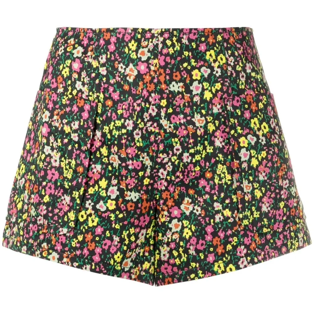 Шорты с цветочным принтом