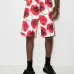 Шорты-бермуды с цветочным принтом