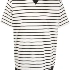 Многослойная футболка в полоску