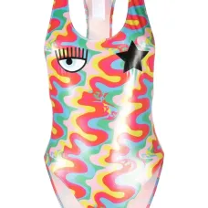 Купальник с абстрактным принтом Купальник с абстрактным принтом