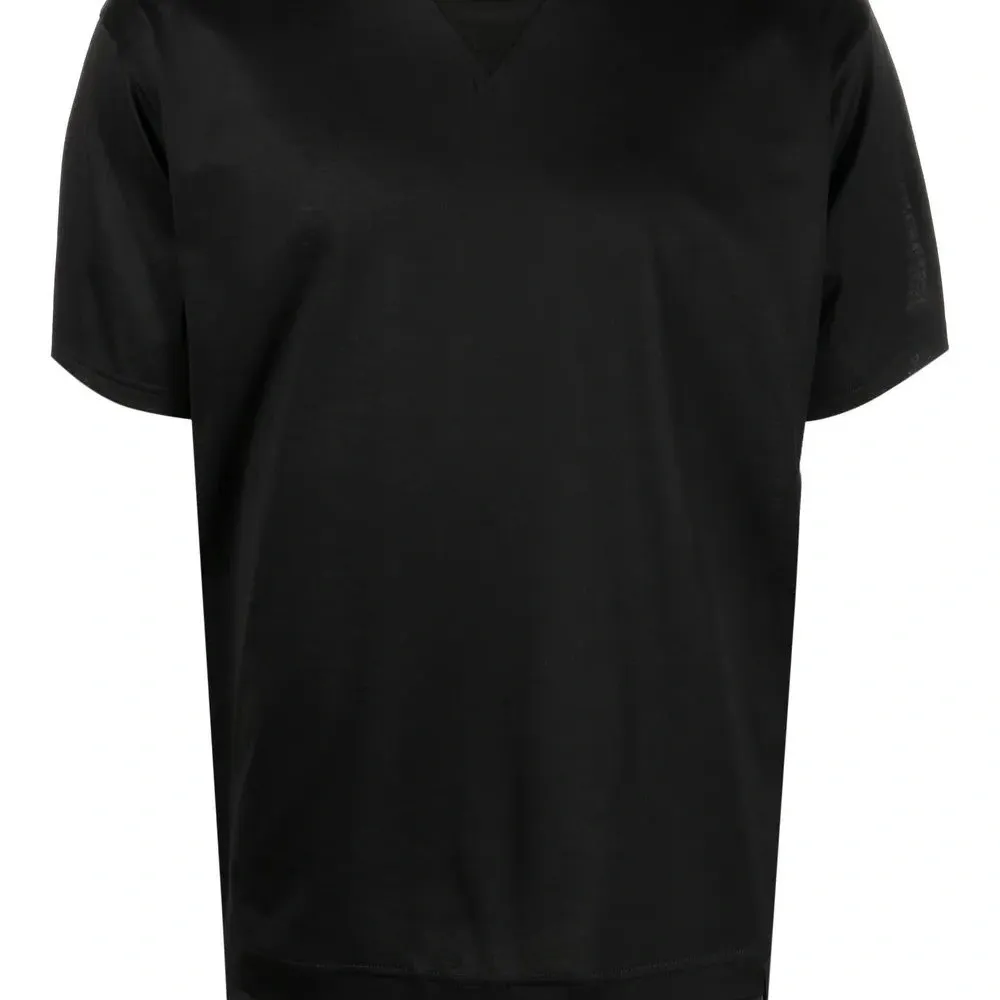 Многослойная футболка с нашивкой-логотипом