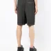 Шорты-бермуды с эластичным поясом и тисненым логотипом