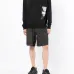 Шорты-бермуды с эластичным поясом и тисненым логотипом