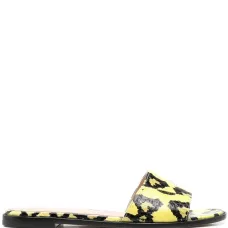 Шлепанцы с графичным принтом