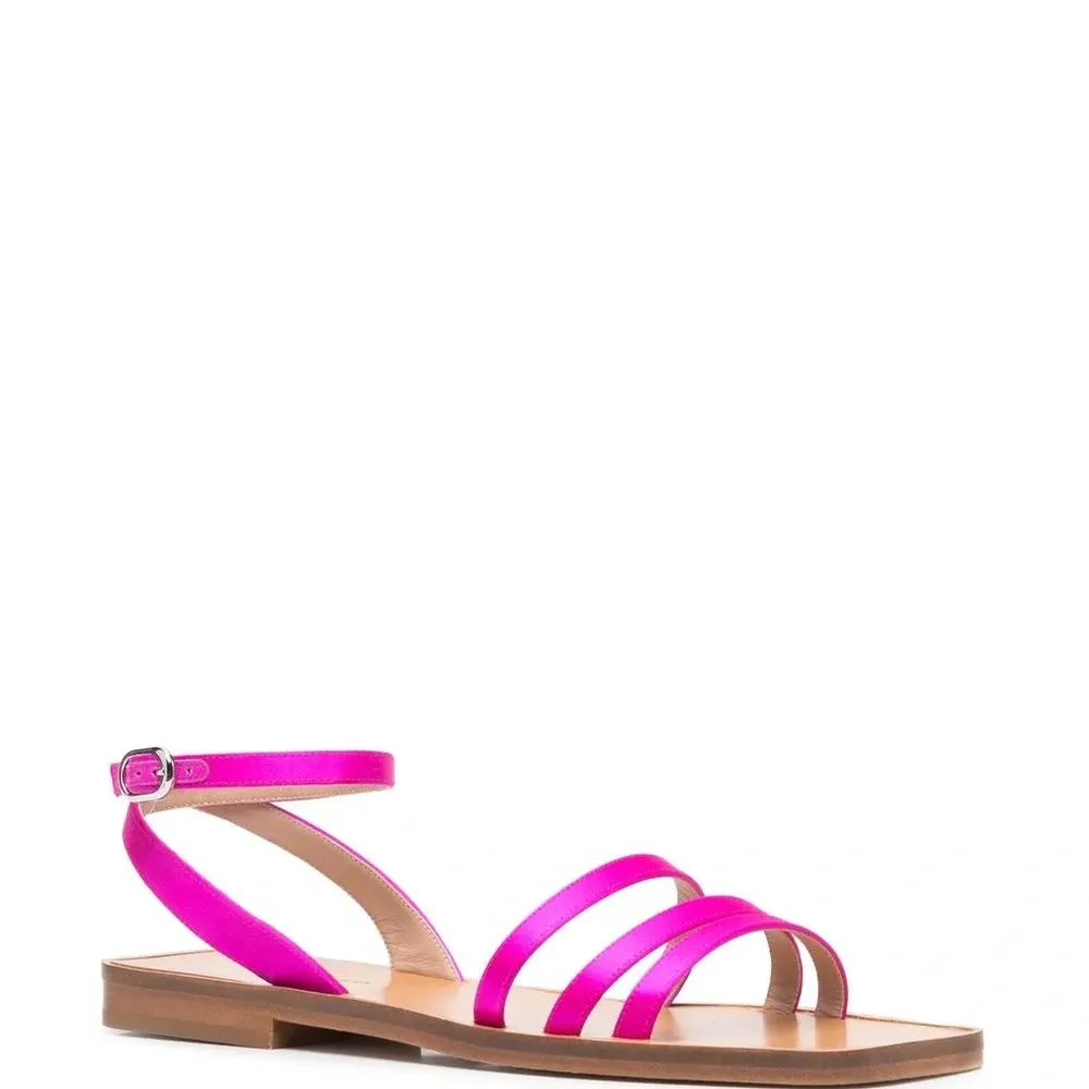 Шелковые сандалии Sarah