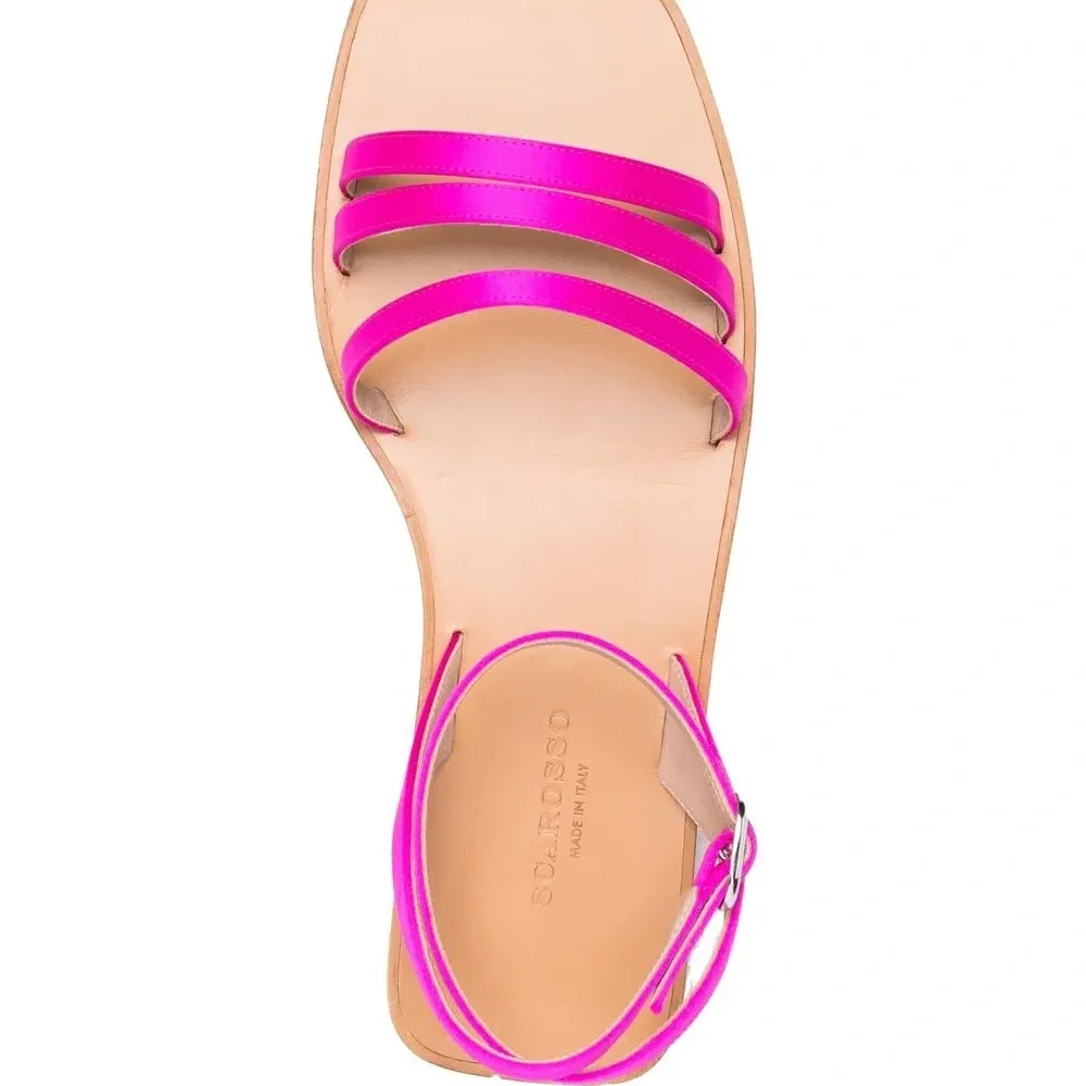 Шелковые сандалии Sarah