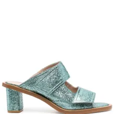 Босоножки Kristy 60 с эффектом металлик