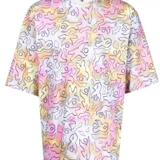 Футболка с принтом тай-дай