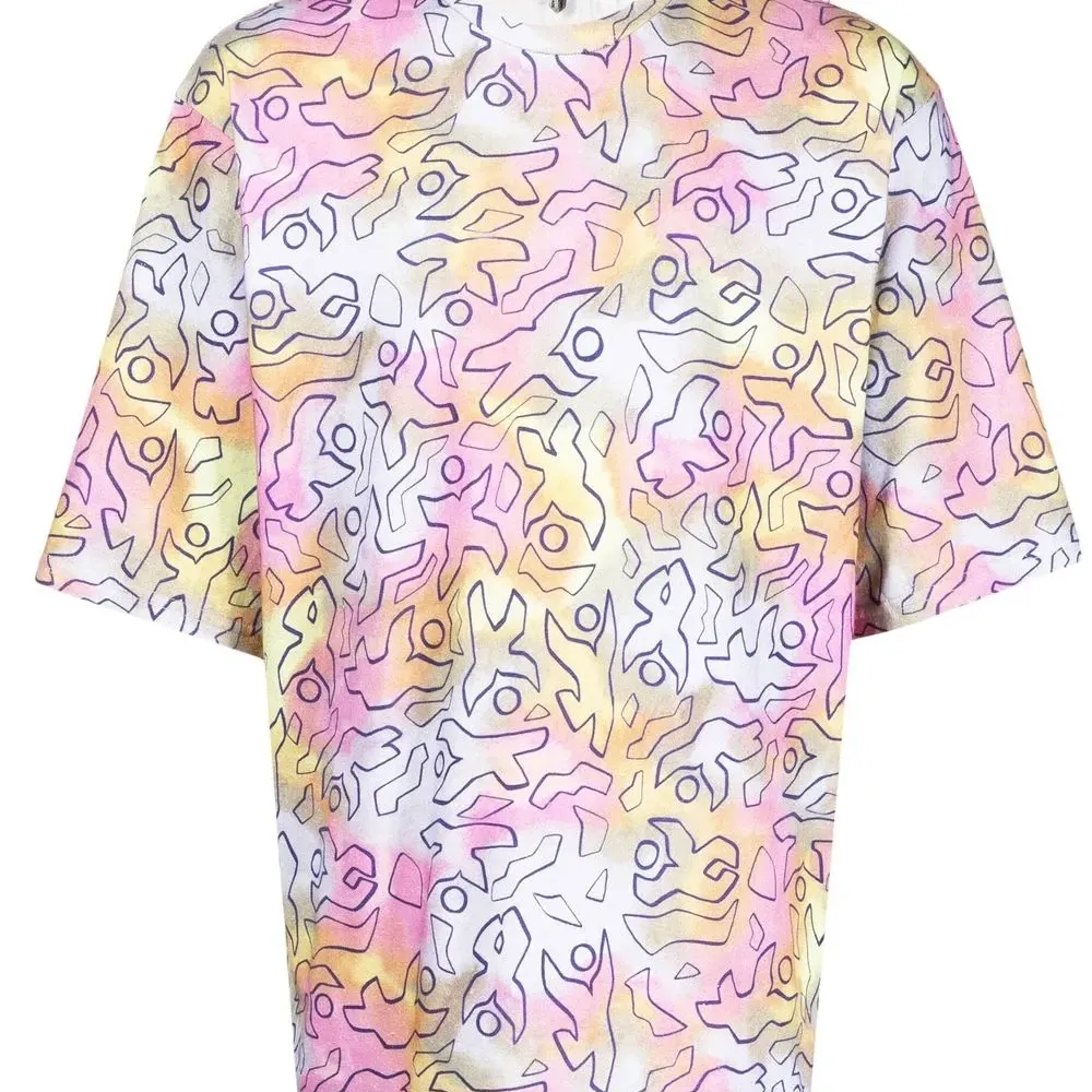 Футболка с принтом тай-дай