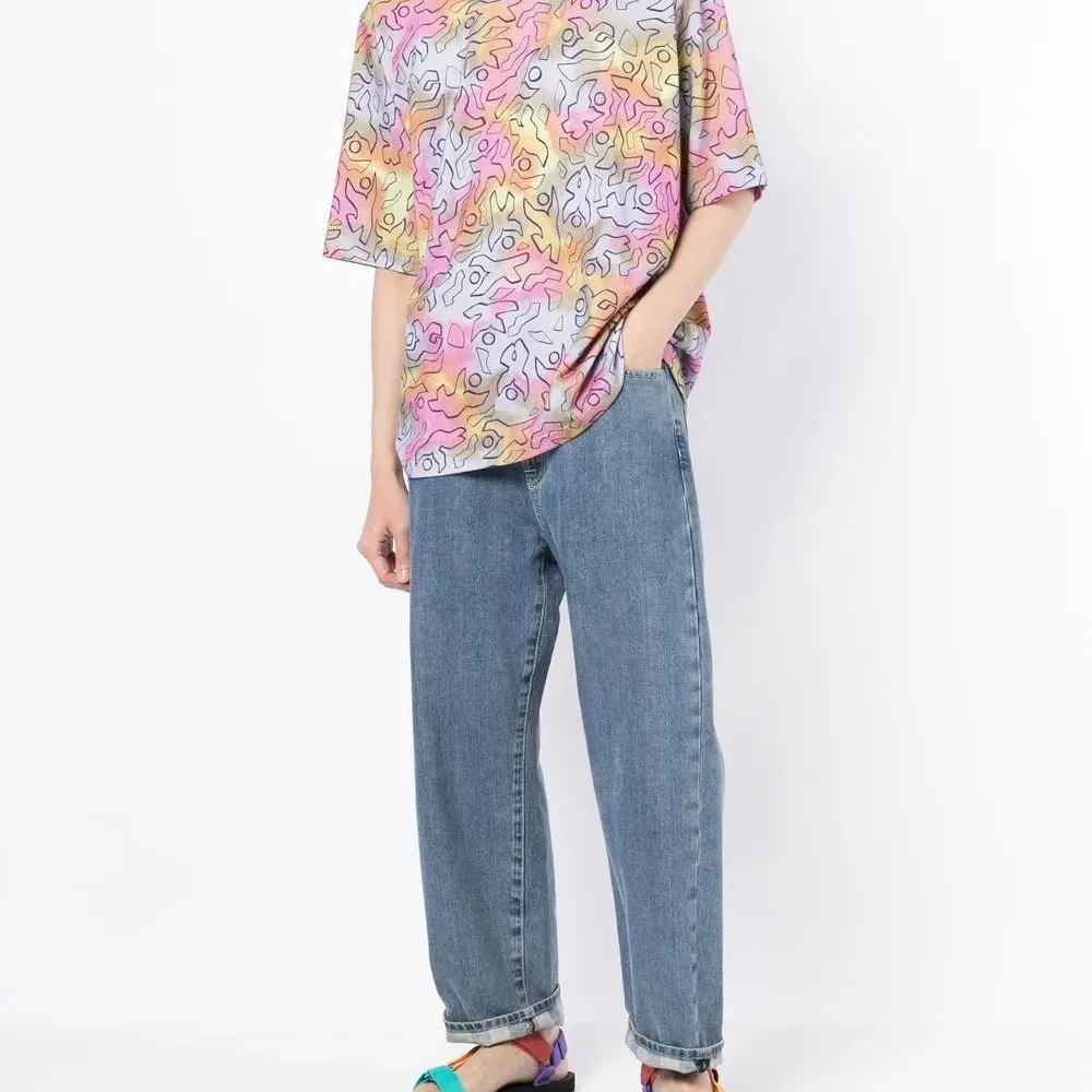 Футболка с принтом тай-дай