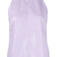 Топ без рукавов со вставками