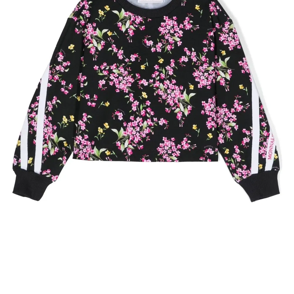 Толстовка с цветочным принтом