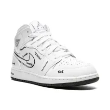 Кроссовки Jordan 1 Mid Schematic