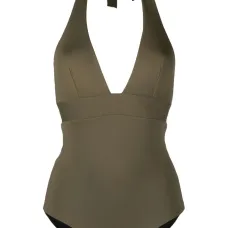 Двусторонний купальник с V-образным вырезом Двусторонний купальник с V-образным вырезом