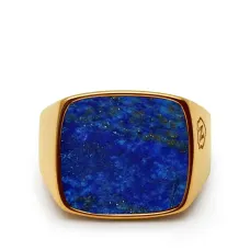 Кольцо с лазуритом