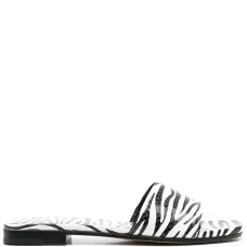 Сандалии Rosa с зебровым принтом