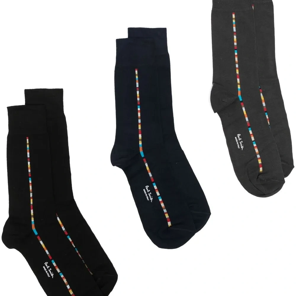 Комплект из трех пар носков с узором