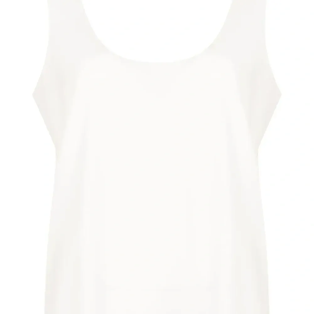 Топ без рукавов с U-образным вырезом