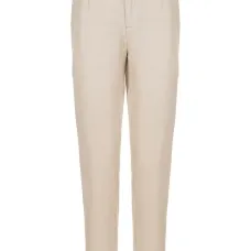 Льняные брюки строгого кроя