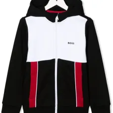 Худи в стиле колор-блок на молнии