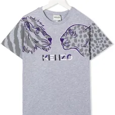 Платье-футболка с вышитым логотипом