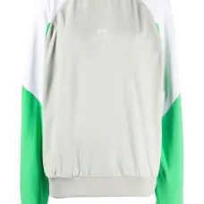 Толстовка в стиле колор-блок с логотипом