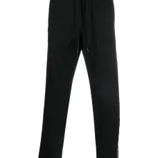 Спортивные брюки с логотипами на лампасах