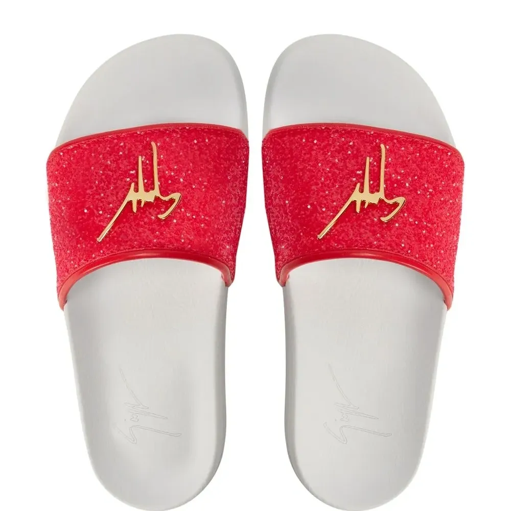 шлепанцы Brett с блестками