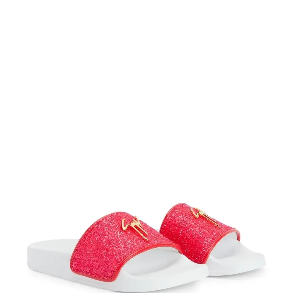 шлепанцы Brett с блестками