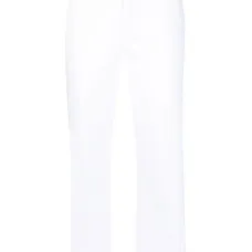 Укороченные джинсы прямого кроя