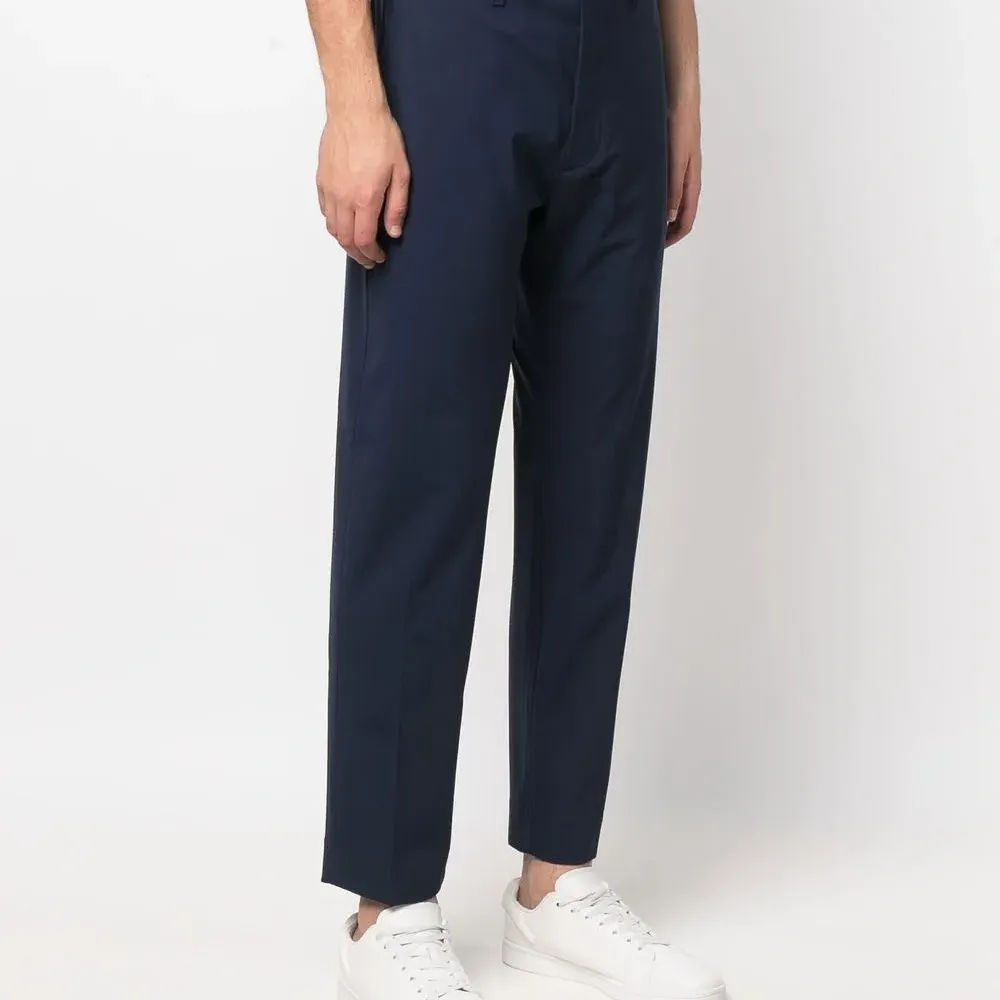 Брюки прямого кроя из смесовой шерсти