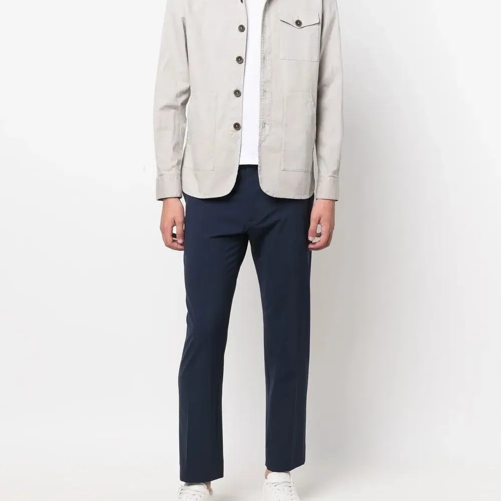 Брюки прямого кроя из смесовой шерсти