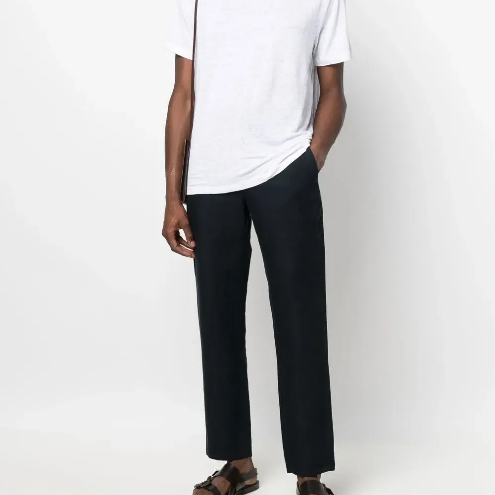 Брюки прямого кроя с кулиской