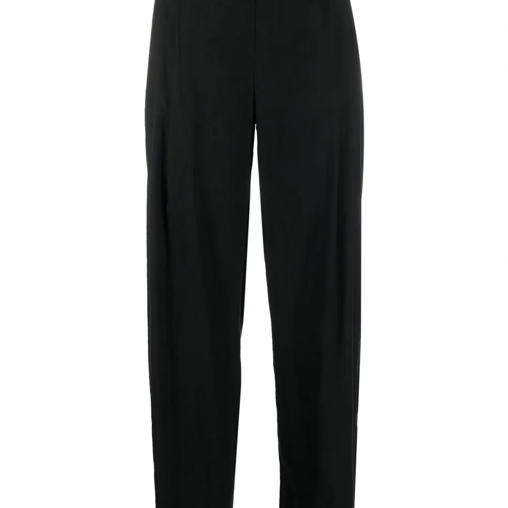 Прямые брюки со складками