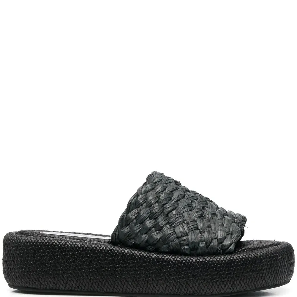 Соломенные сандалии Ajoe