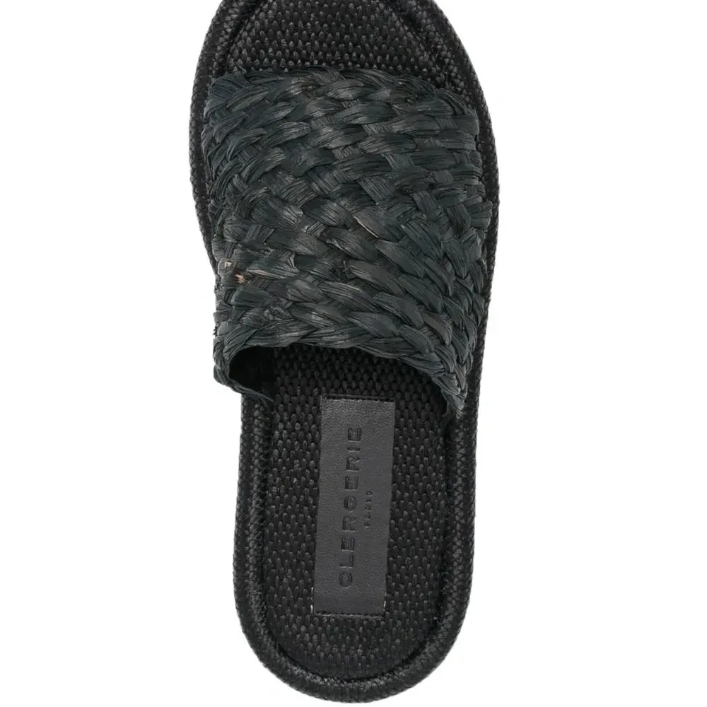 Соломенные сандалии Ajoe