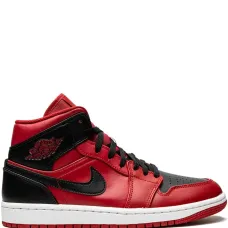 Кроссовки Air Jordan 1 Mid Reverse Bred Кроссовки Air Jordan 1 Mid Reverse Bred