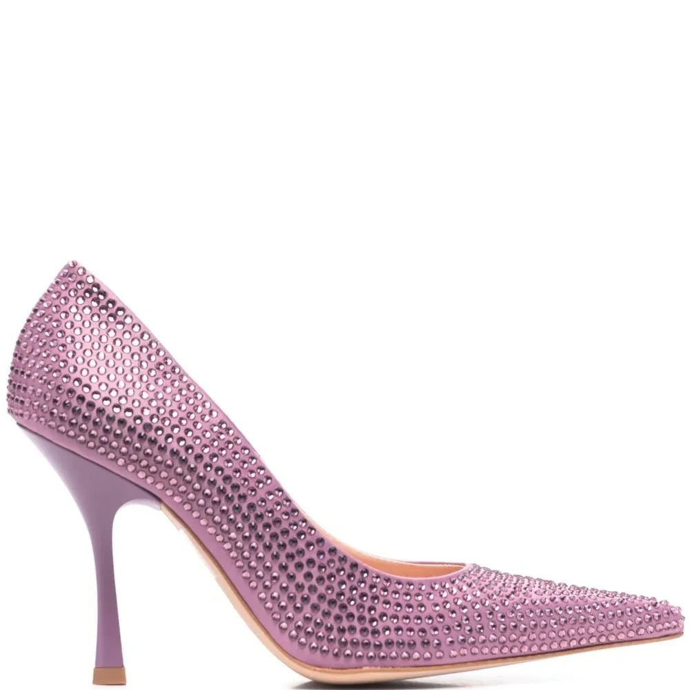 Туфли с кристаллами из коллаборации с Leonie Hanne