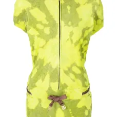 Ромпер с капюшоном и принтом тай-дай