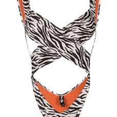 Купальник с леопардовым принтом