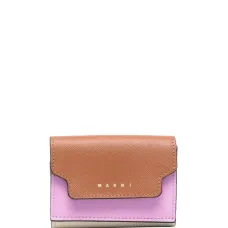 Бумажник в стиле колор-блок