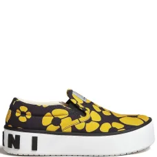 Кроссовки с цветочным принтом