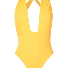 Купальник Amarelo с V-образным вырезом